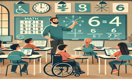 Special education math curriculum with adaptive tools for student learning success.